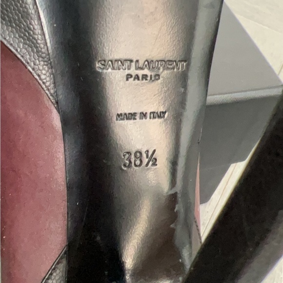 100% Authentic YSL shoes. Size 8 1/2 US - Picture 4 of 7